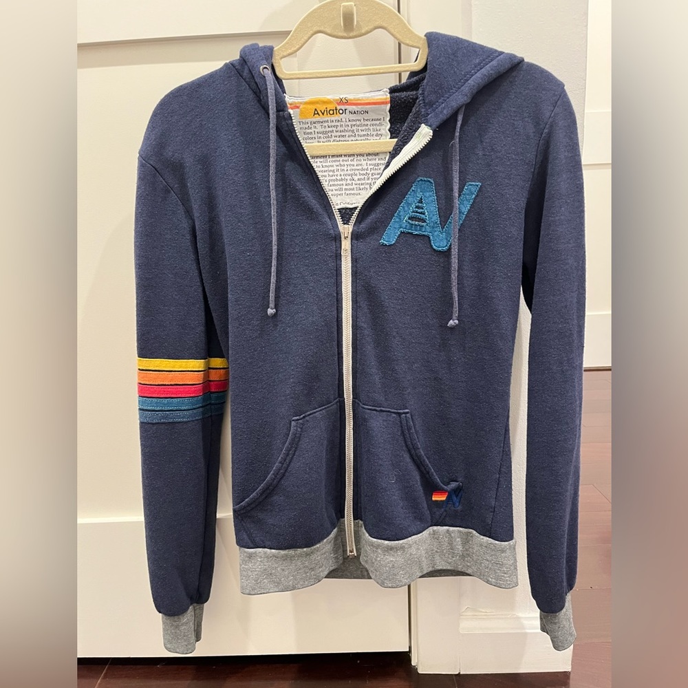 Aviator Nation Zip Up Hoodie